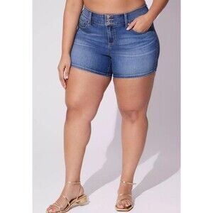 Torrid Denim Jean Shorts 5 Inch Jegging Super Soft High Rise  Andromeda Size 26
